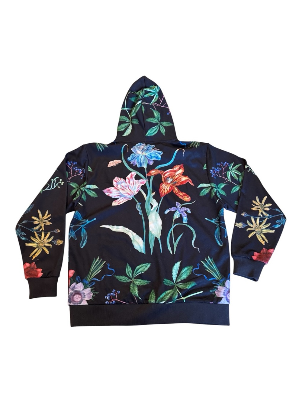 Ripndip Black Botanical Garden Floral Hoodie Men’s Small Skater Streetwear - Picture 4 of 13
